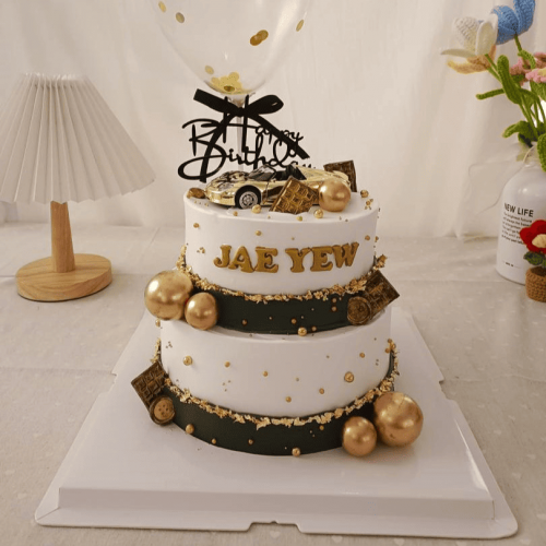 2 Tier - Golden Racer 6" + 8" 2 Tier - Golden Racer 6" + 8"